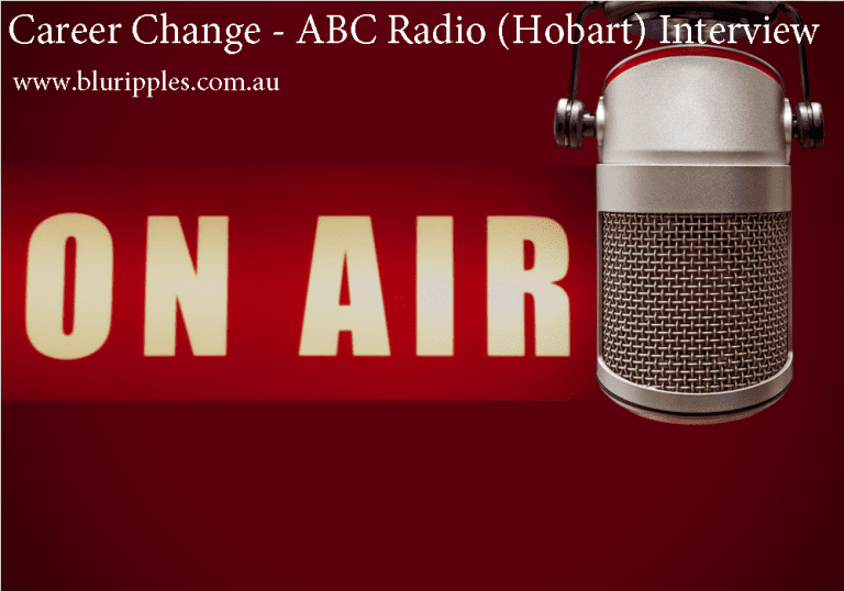 Blu Ripples Founder Katherine Foster; Career Change Interview with ABC Radio (Hobart)