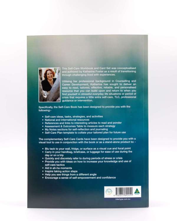 Self-Care Workbook - Back Cover - Copyright Katherine Foster
