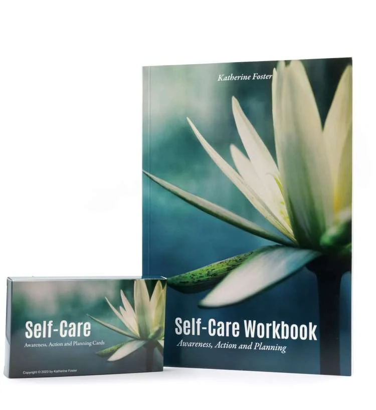 Self-Care Workbook and Card Set Combination - Copyright Katherine Foster