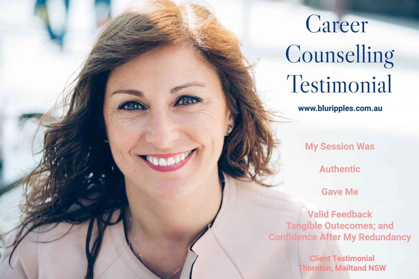 Career Counselling and Resume Critique Service, Client Review: Thornton NSW