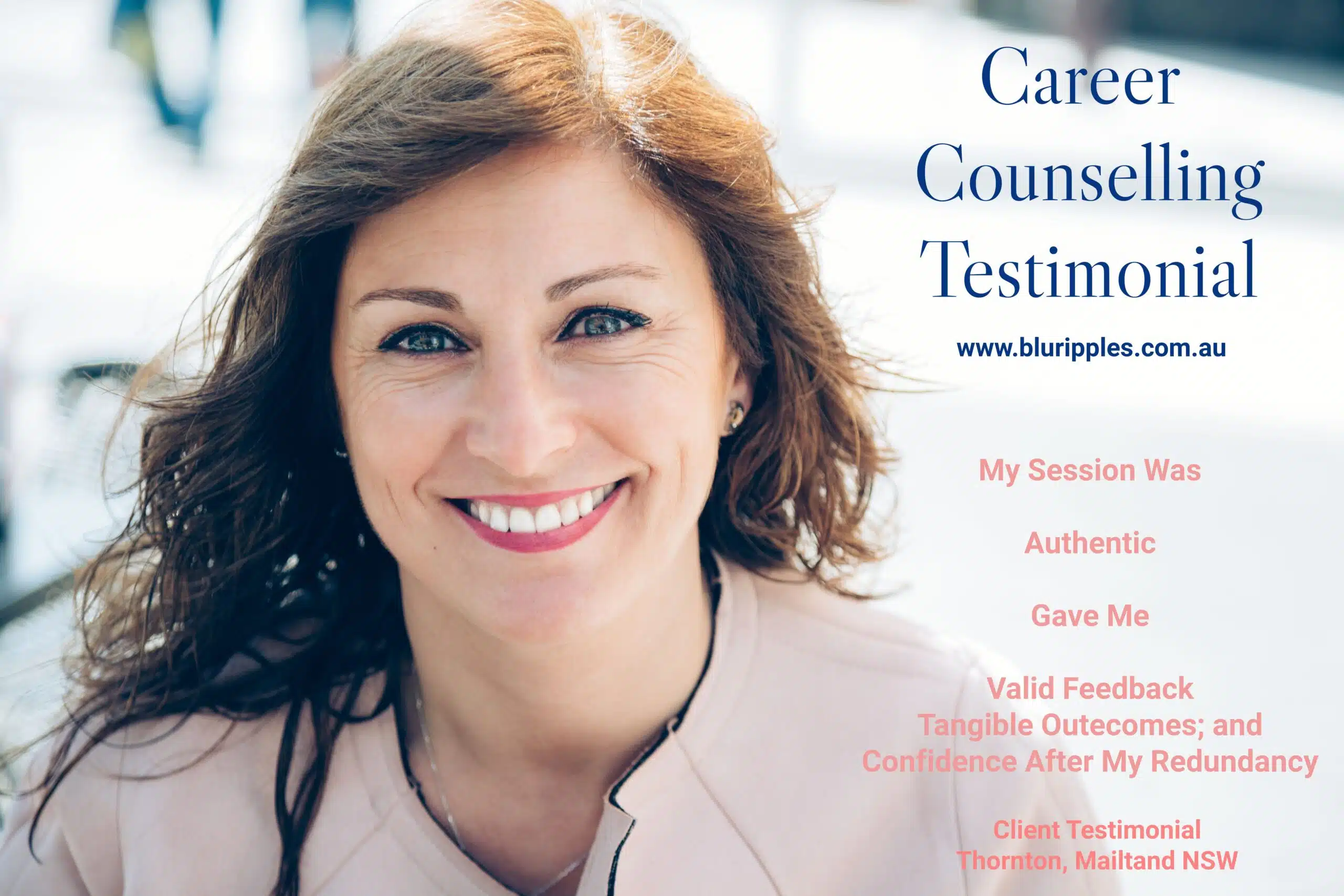 Career Counselling and Resume Critique Service Client Review Thornton NSW