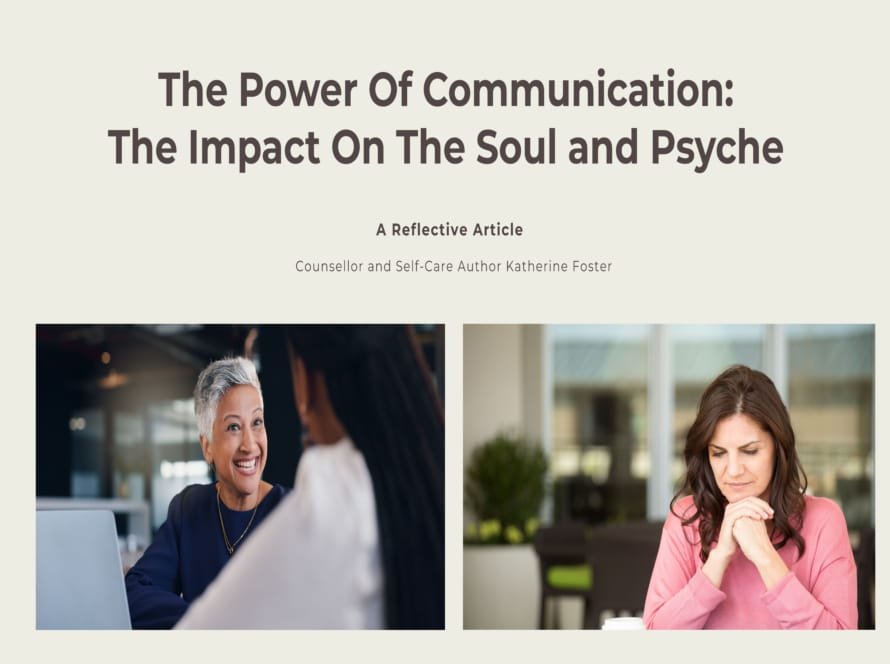 The Power of Communication   The Impact on The Soul and Psyche   Author Katherine Foster Blu RIpples Founder