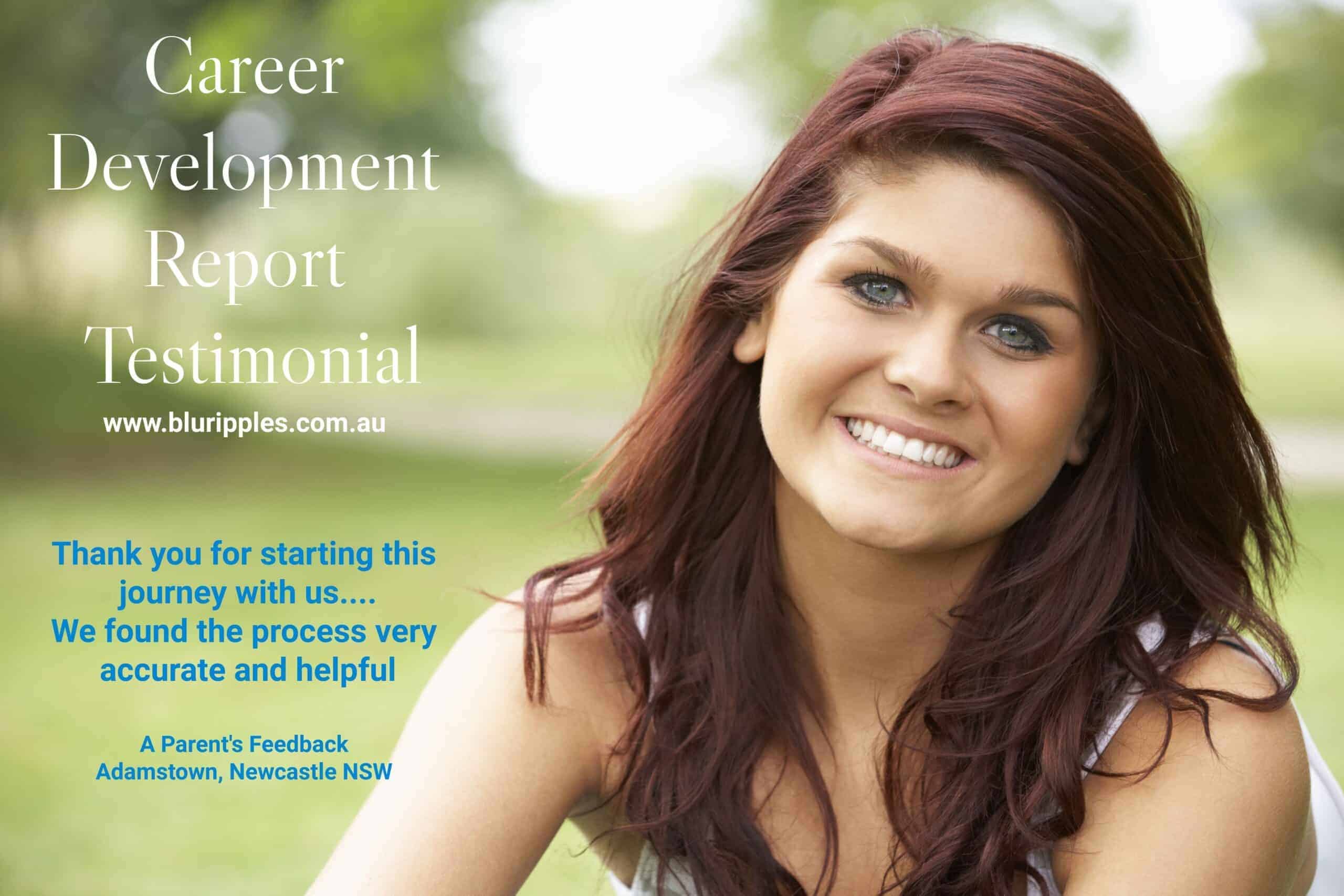 Career Development Report Adamstown NSW Australia - Author Katherine Foster - Blu Ripples
