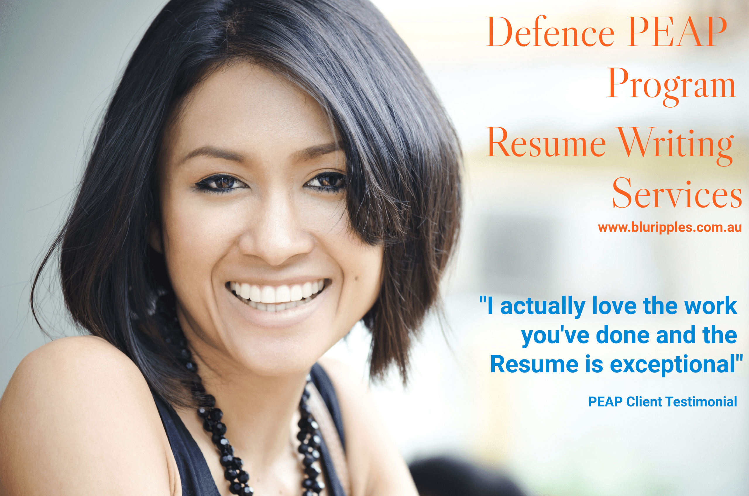 Blu Ripples PEAP Services Resume Writing Services - Created An Exceptional Resume For Me - Client Testimonial Fern Bay NSW