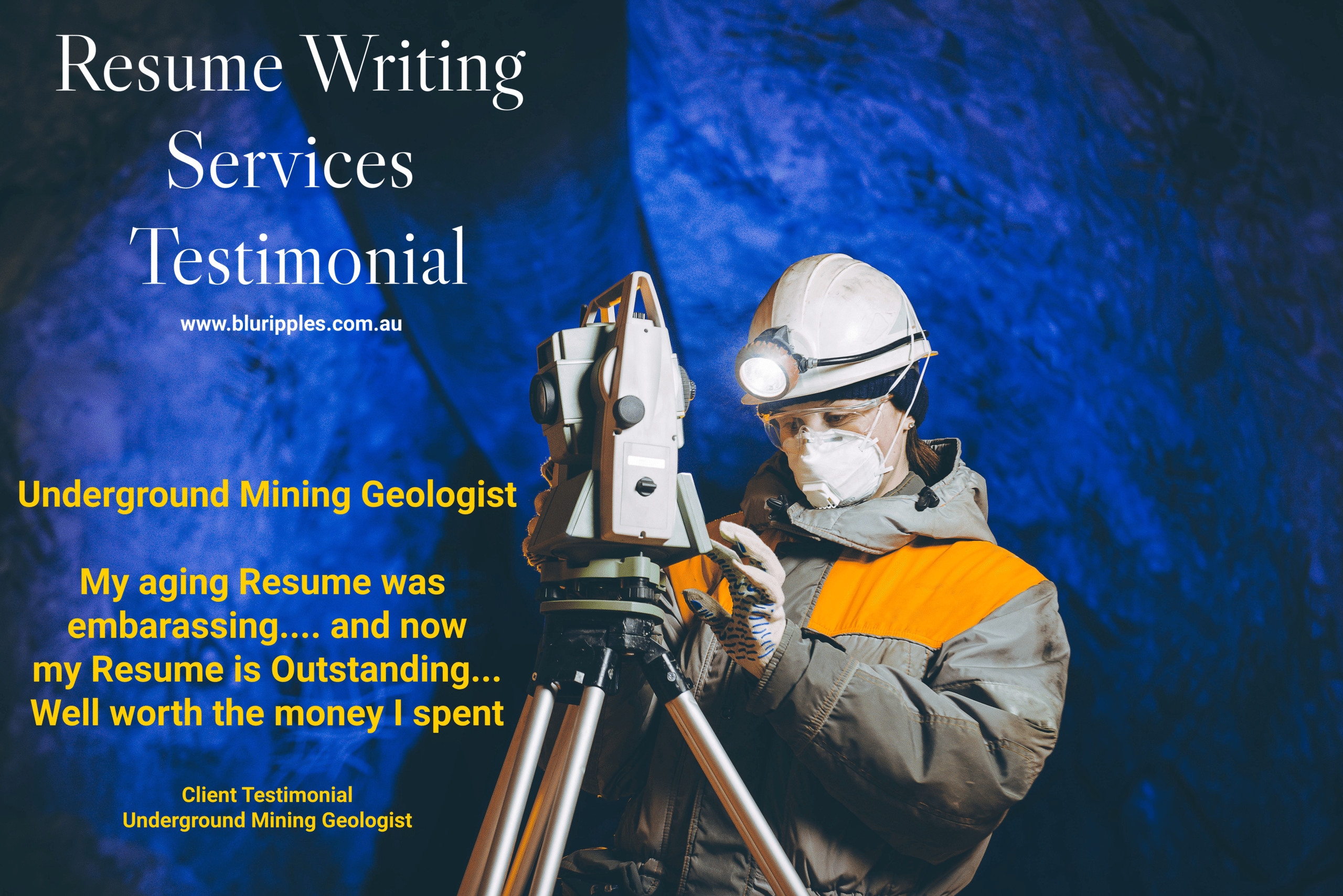 Blu Ripples Resume Review - Undergound Mining Geologist - Emermore Vale NSW