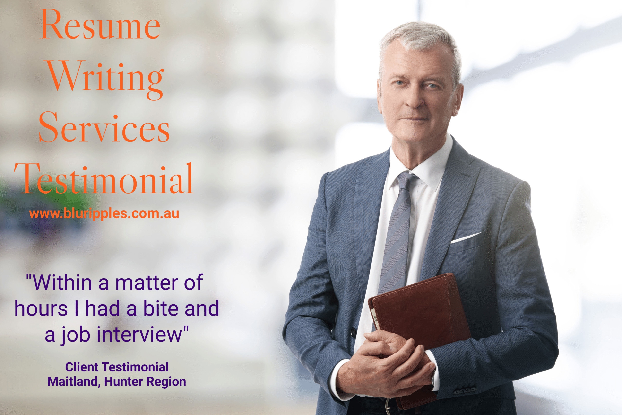 Blu Ripples Resume Review - Maitland - Hunter Region NSW Australia